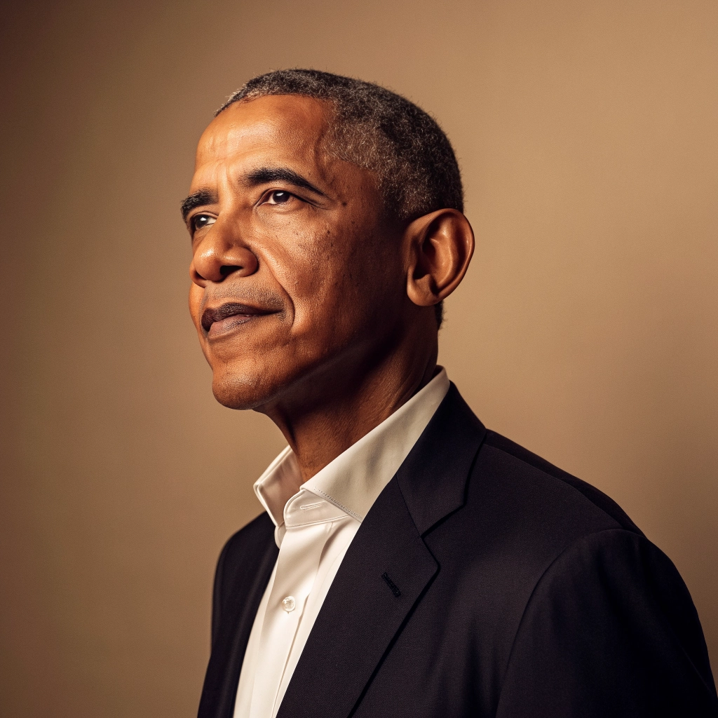 Portrait of Barack Obama